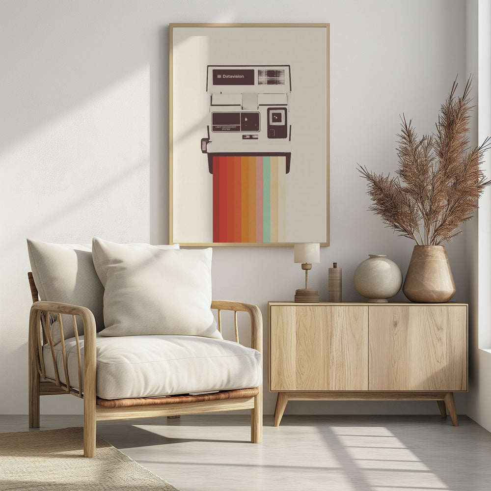 Instant Camera Rainbow | Poster
