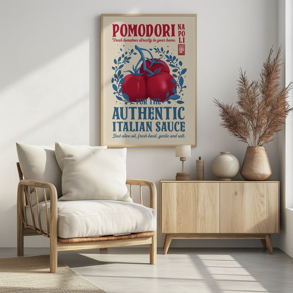 Pomodori Kitchen print | Poster