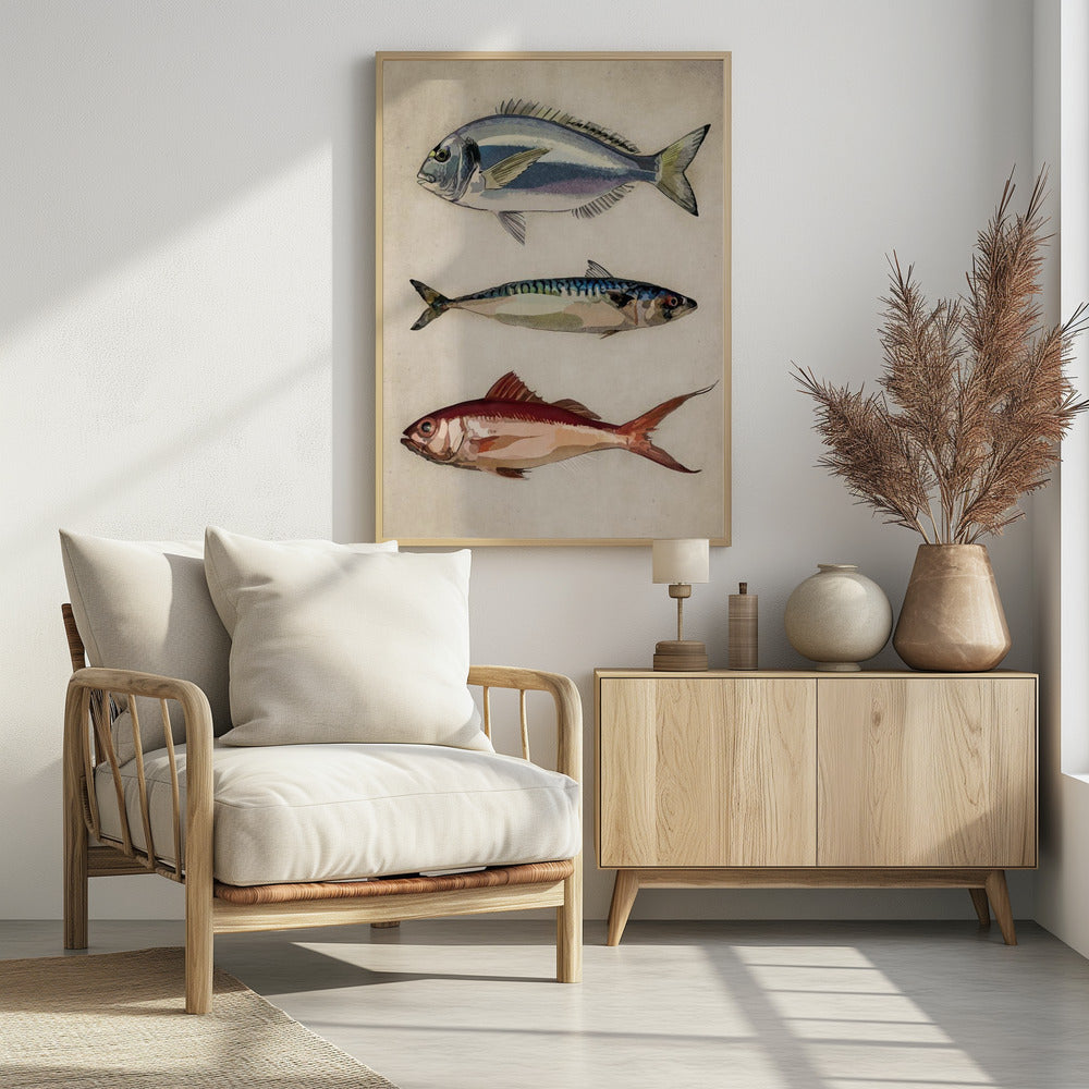 Trio of Ocean Life | Poster