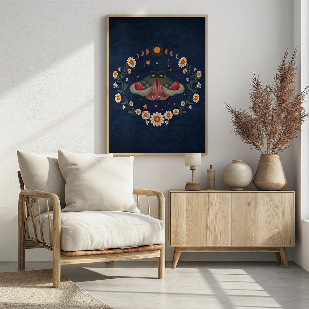 Lunar Moth Harmony | Poster