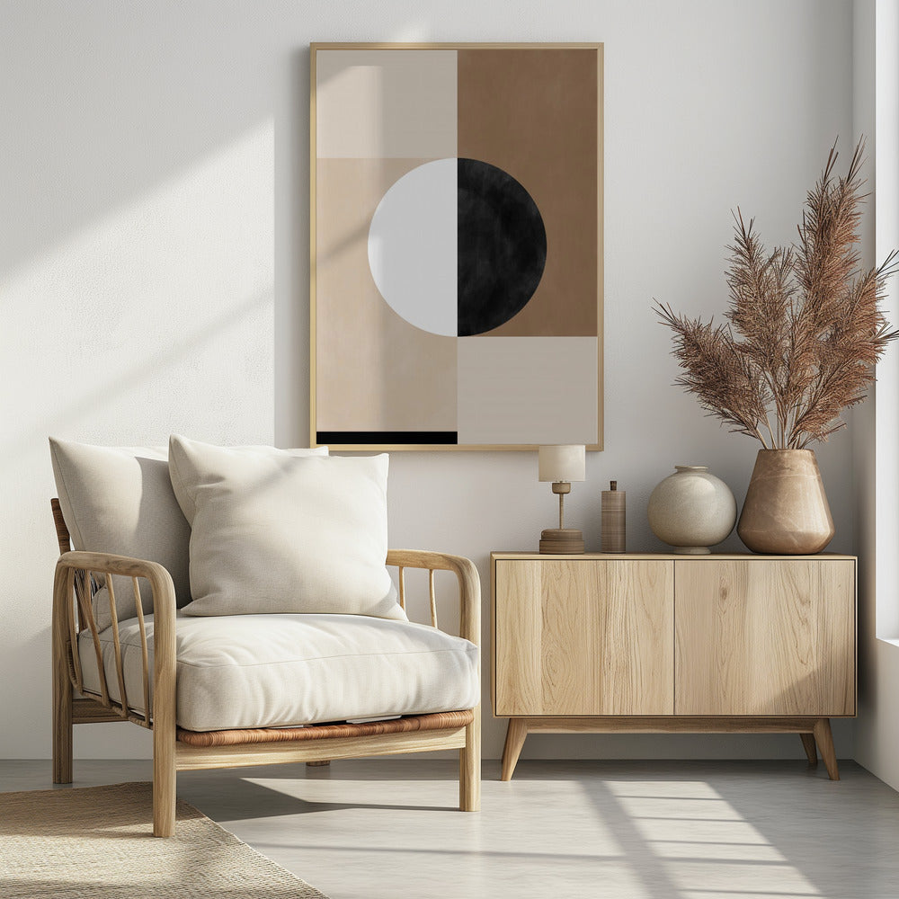 Geometric Shapes with a Central Circle | Poster