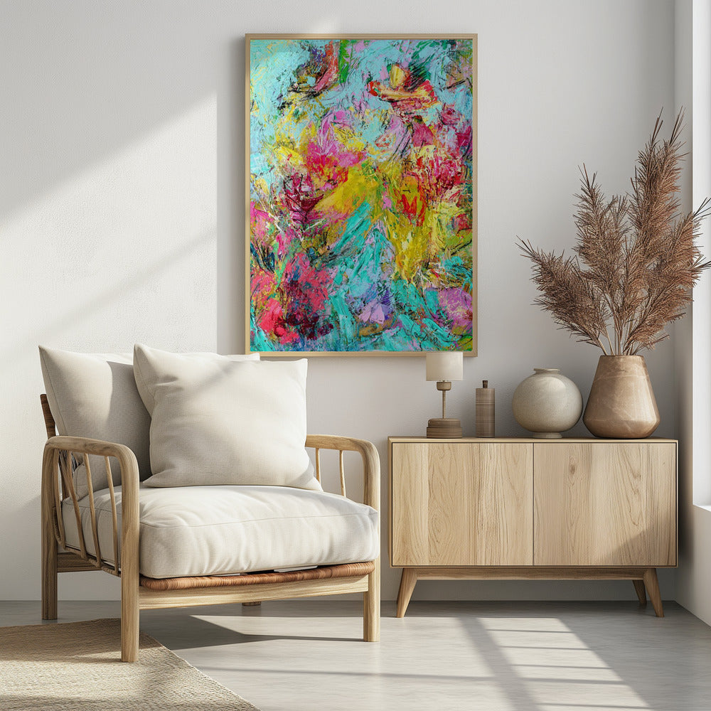 Expressionist Colorful Abstract | Poster