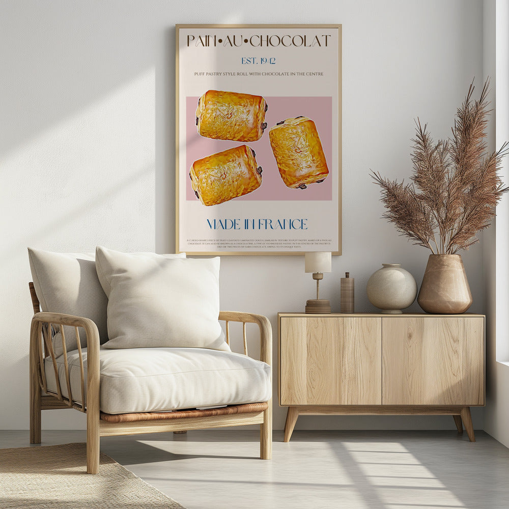 Pain Au Chocolat Delight | Poster