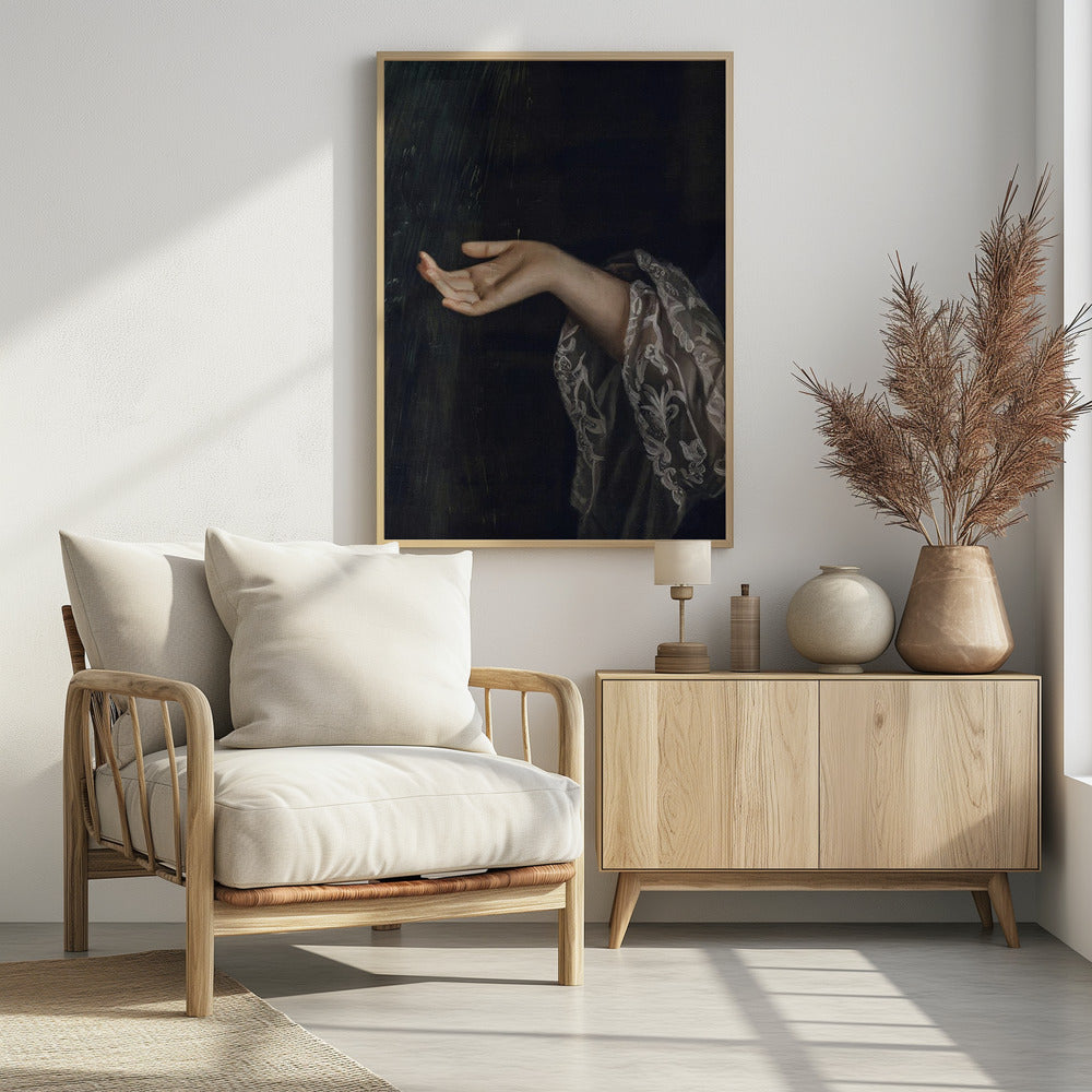 Detail Of Woman / Oil Painting | Poster