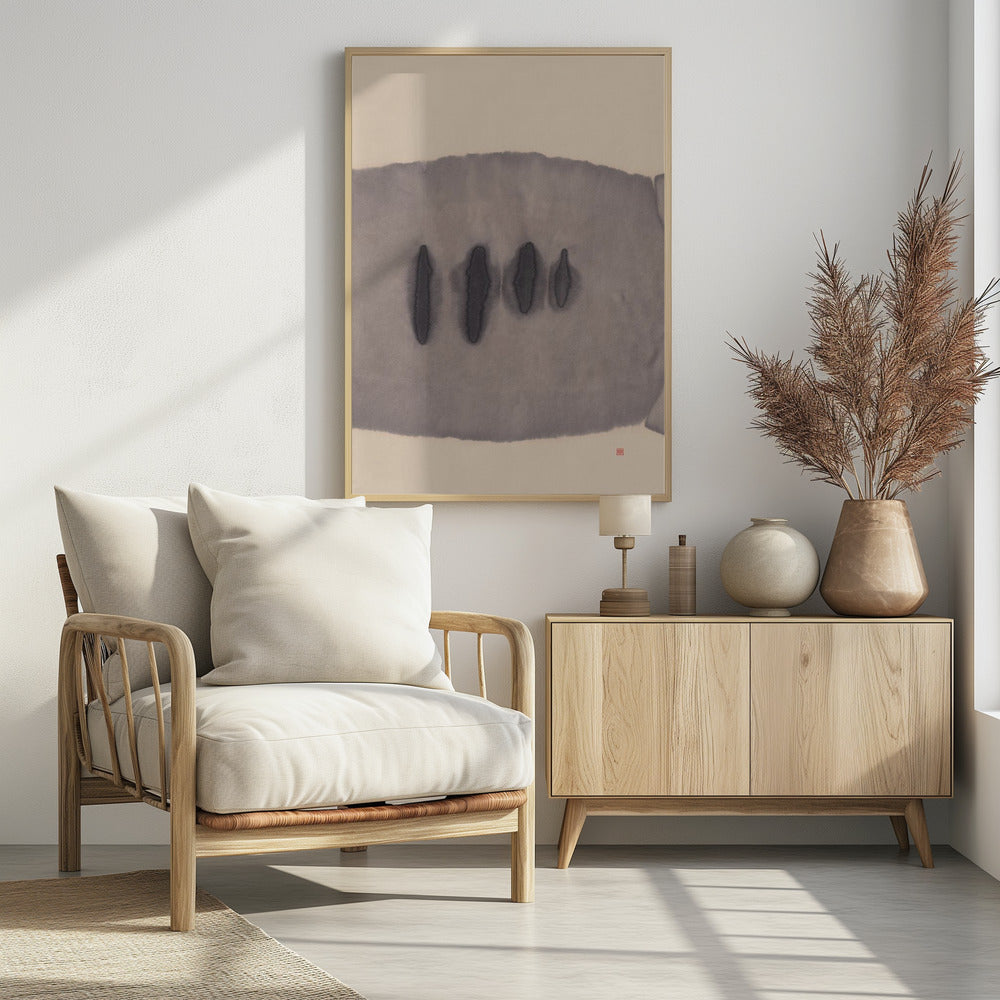 Study N°1 | Four Cypresses In a Zeppelin | Poster