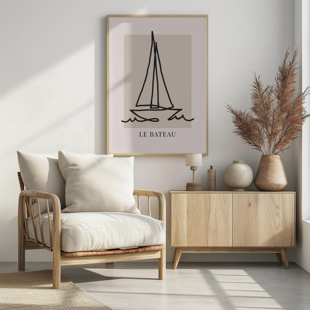 Le Bateau Black | Poster