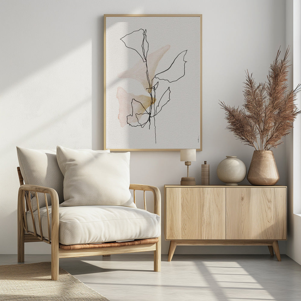 Minimal Bloom Lines | Poster
