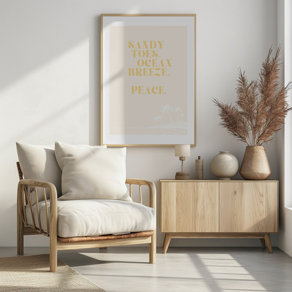 Ocean breeze, peace | Poster