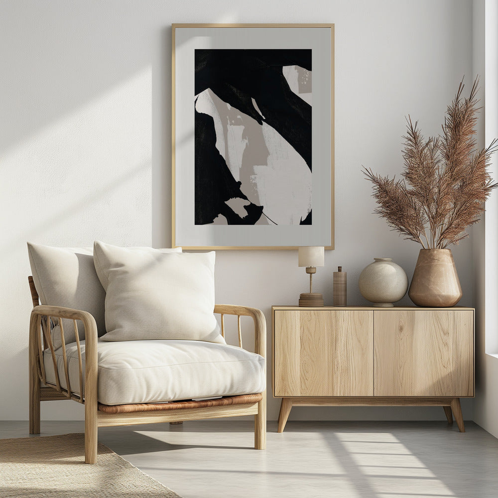 Abstract Brush Strokes 59X | Poster