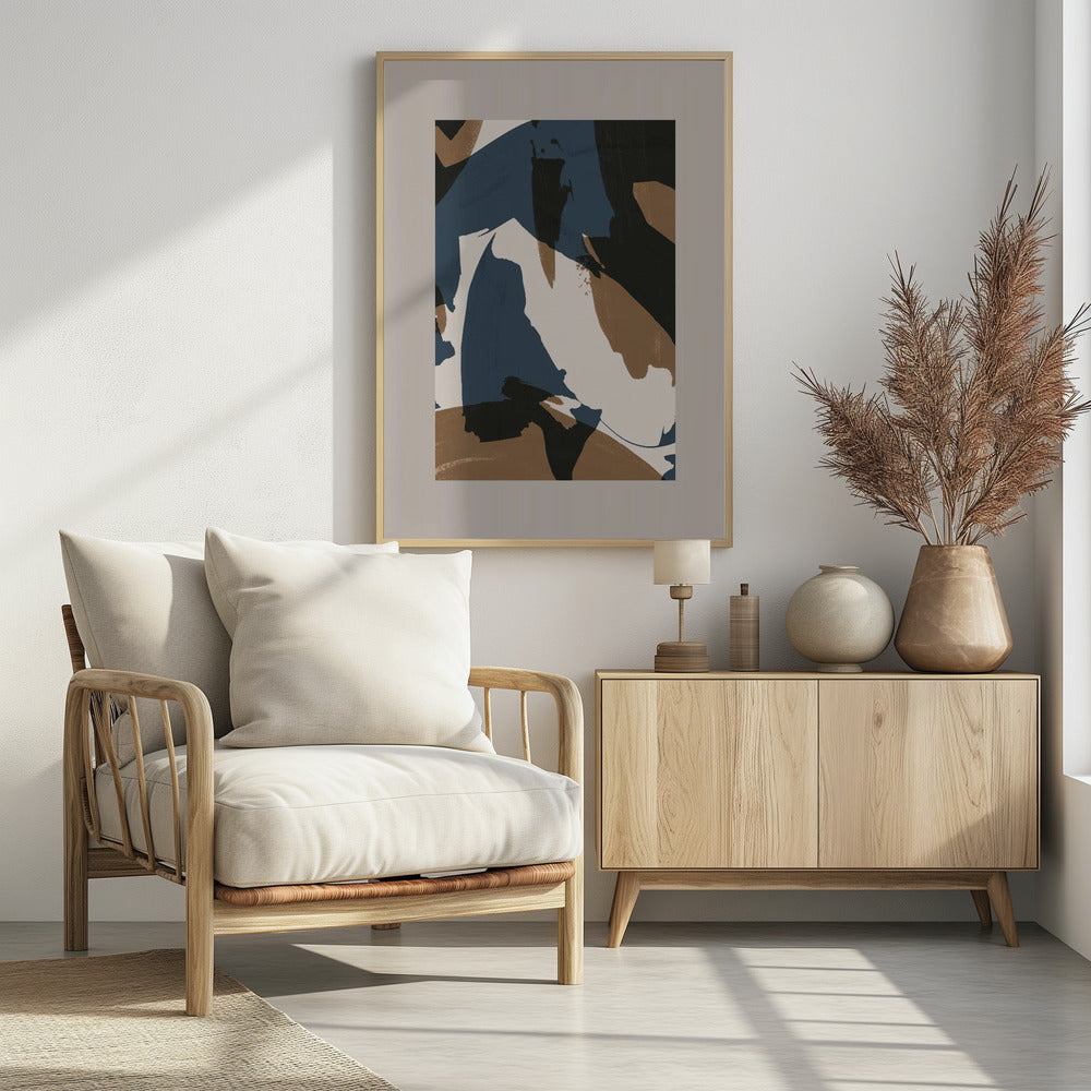 Abstract Brush Strokes 60 | Poster