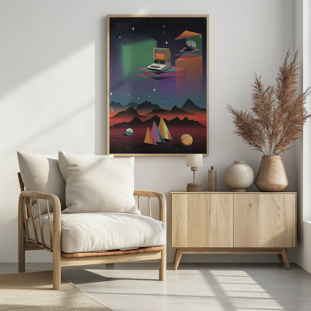 80s CRT Computer | Poster