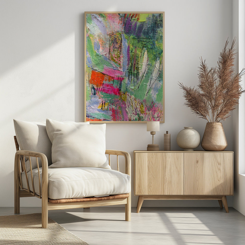 Vivid Abstract Neighborhood | Poster