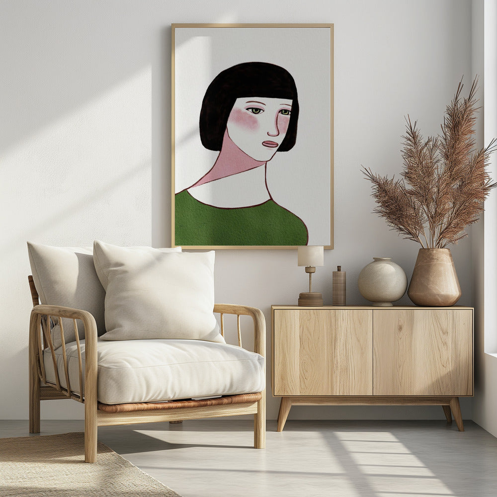 Young lady | Poster