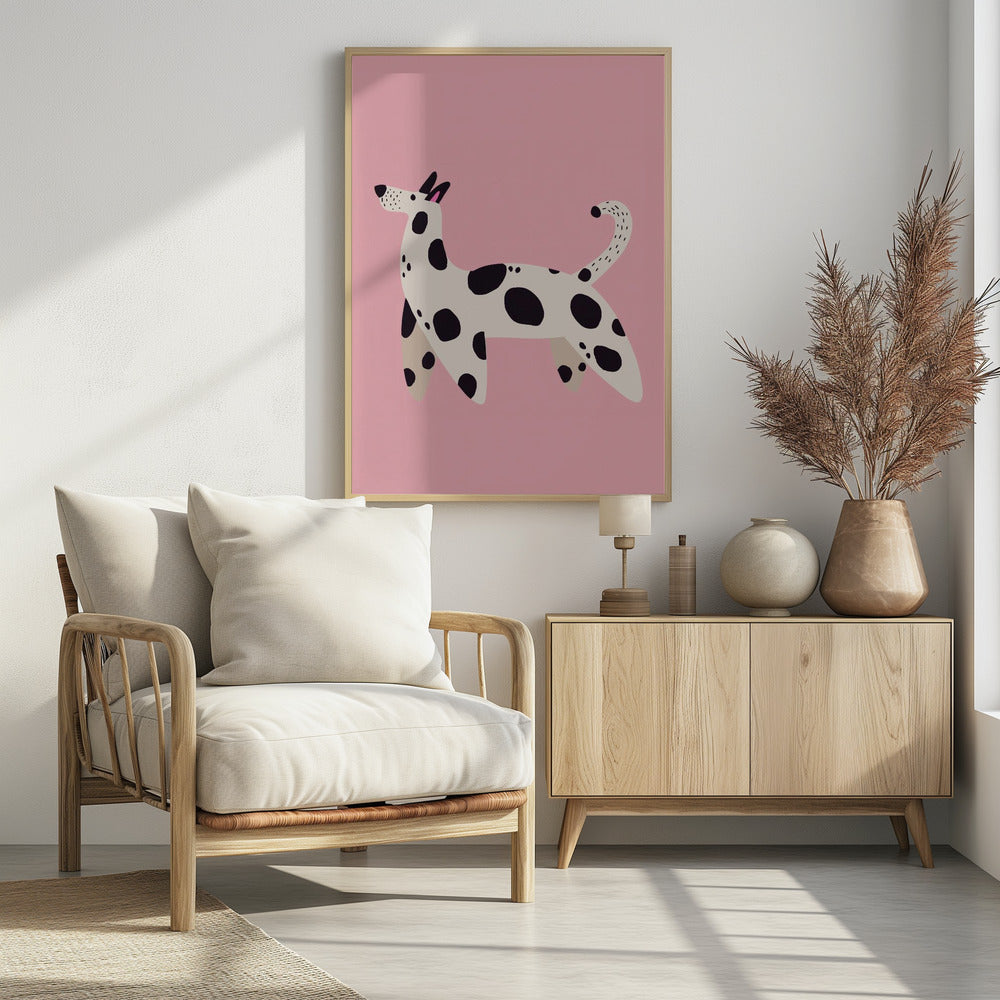 Spotted Pooch Stroll | Poster