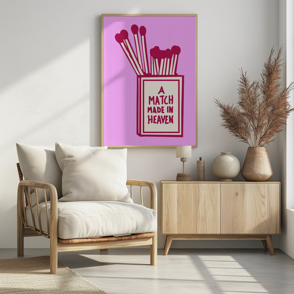 Matchbox With Matchsticks | Poster