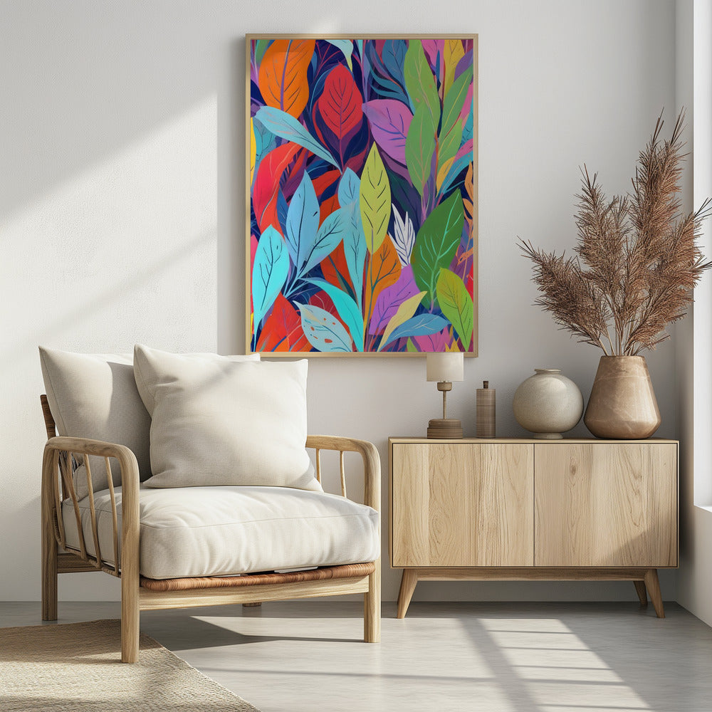 Colorful Leaves Forest | Poster