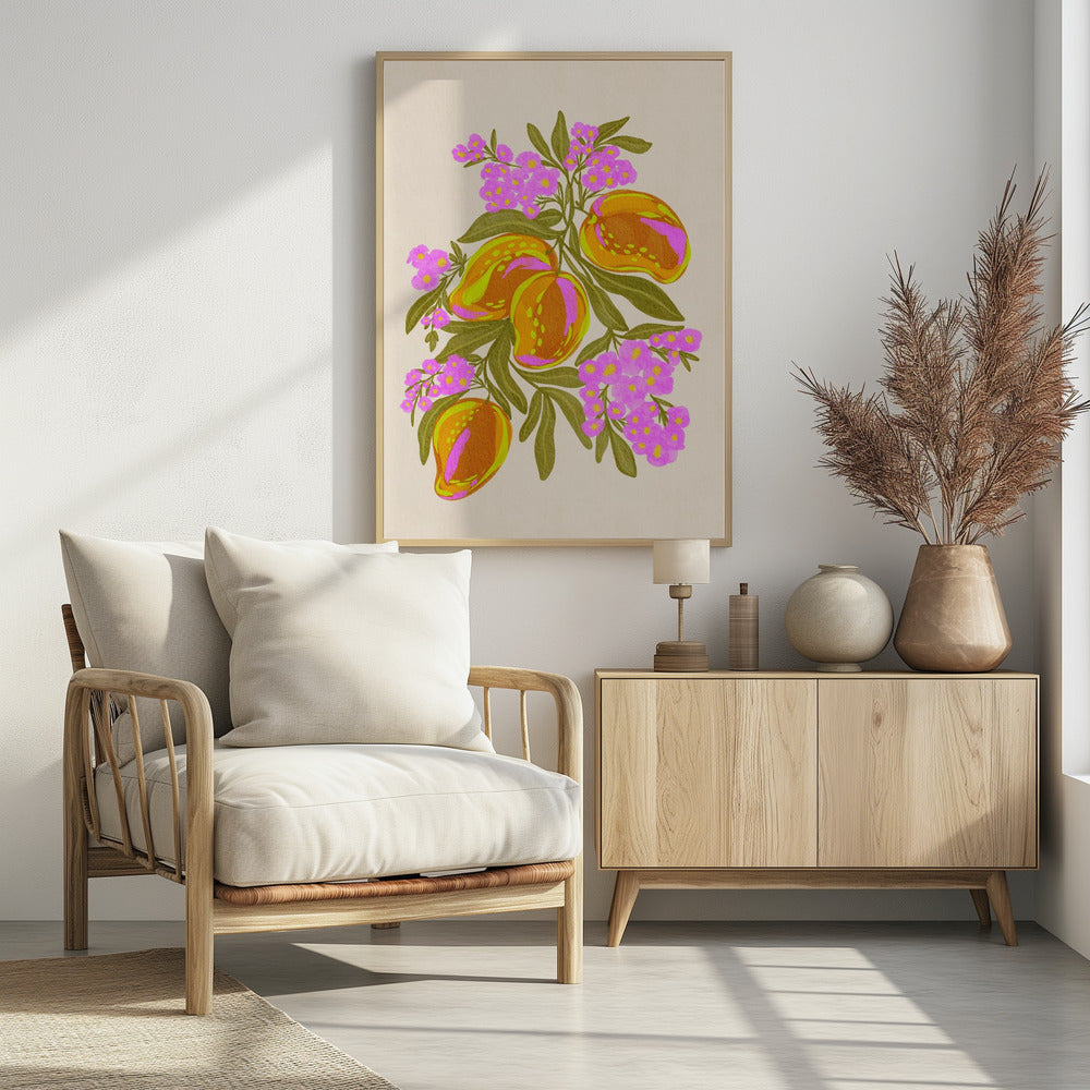 Vibrant Mangoes | Poster