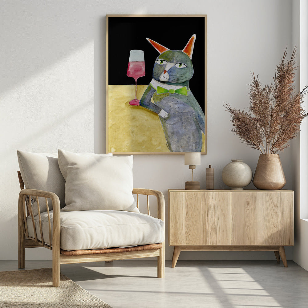 Cat at the Bar | Poster