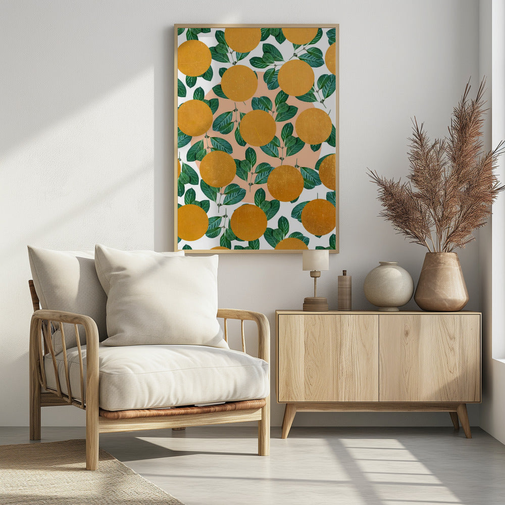 Beverly Botanical Abstract Tropical | Poster