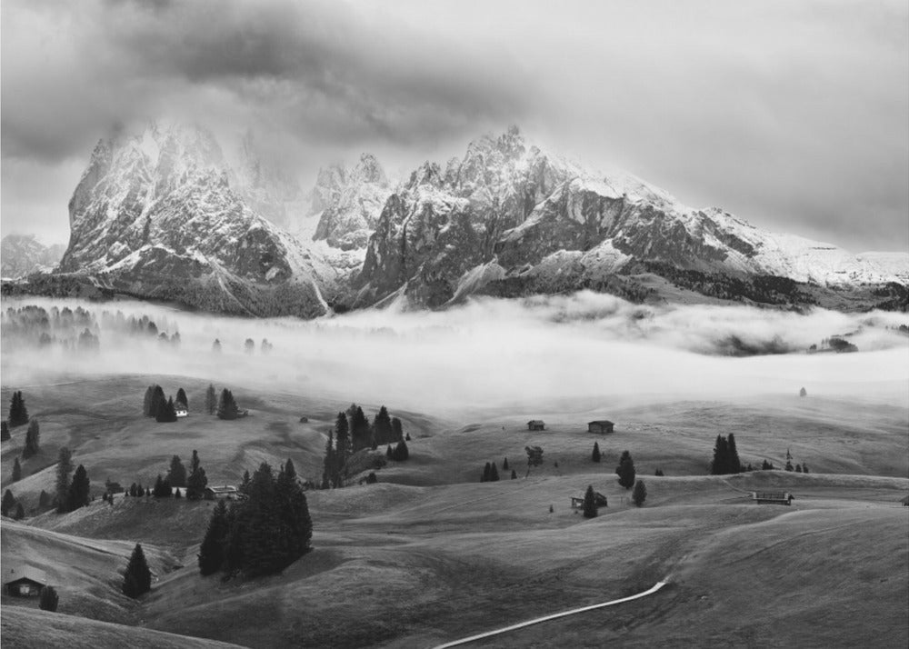 Foggy Dolomites | Canvas