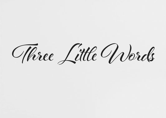 Three little words | Poster