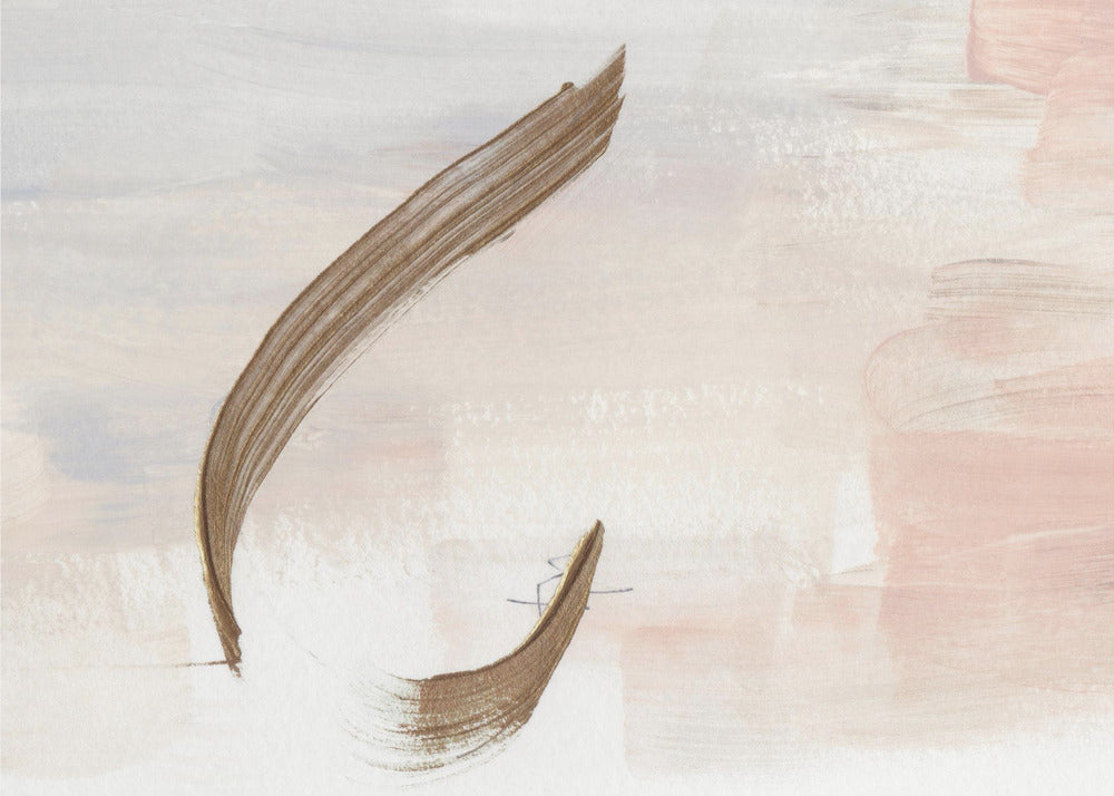 Gentle Brushstrokes in Earthy Tones | Canvas