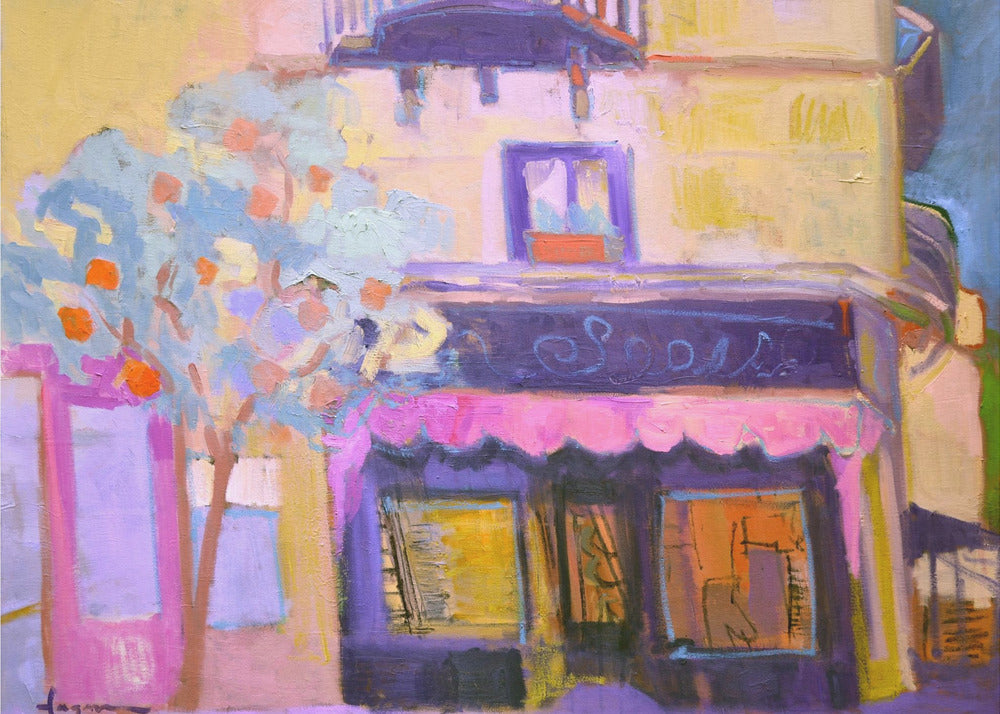 Vibrant Café Scene | Poster