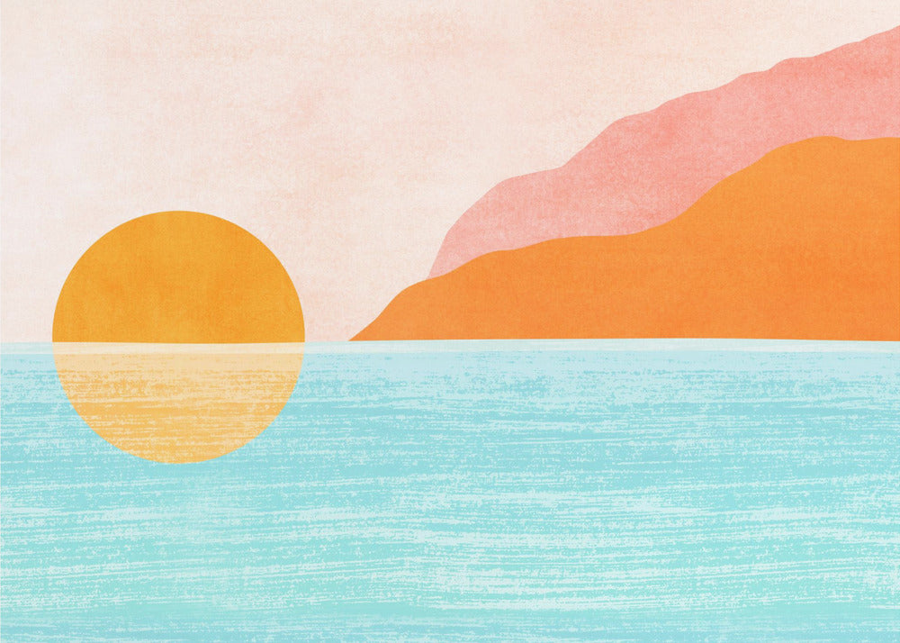 Island Sunset | Poster