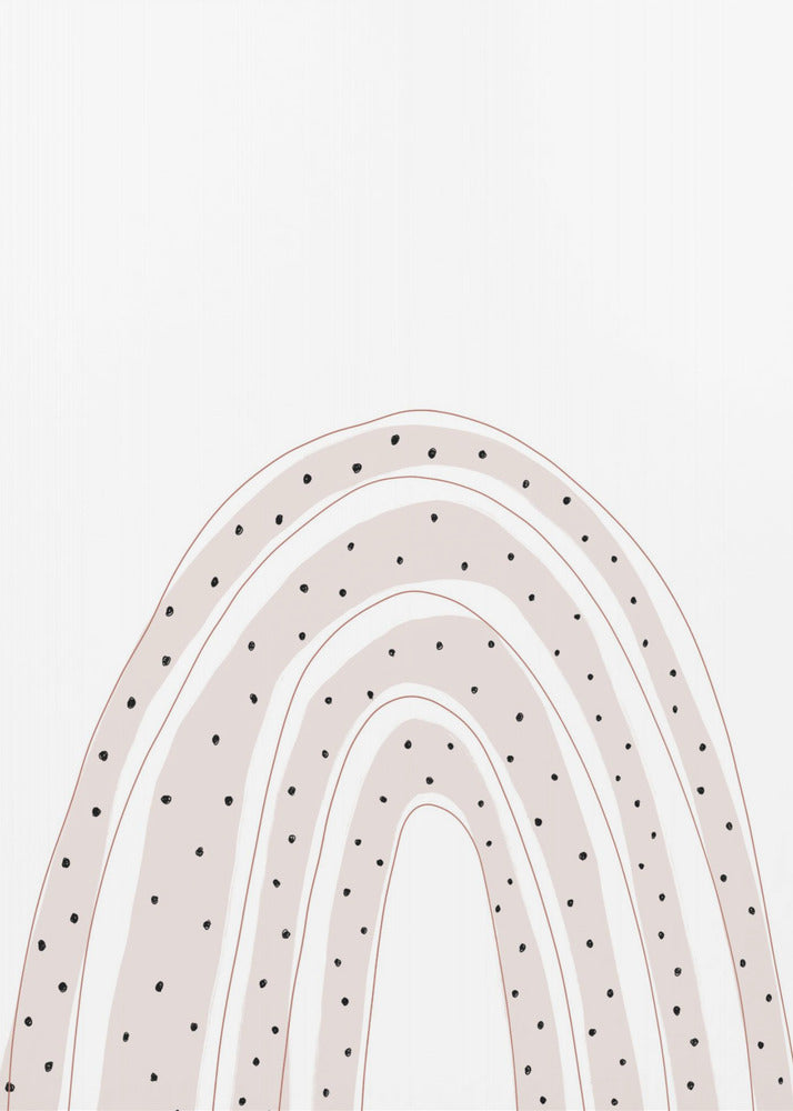 Dotted Arched Elegance | Poster