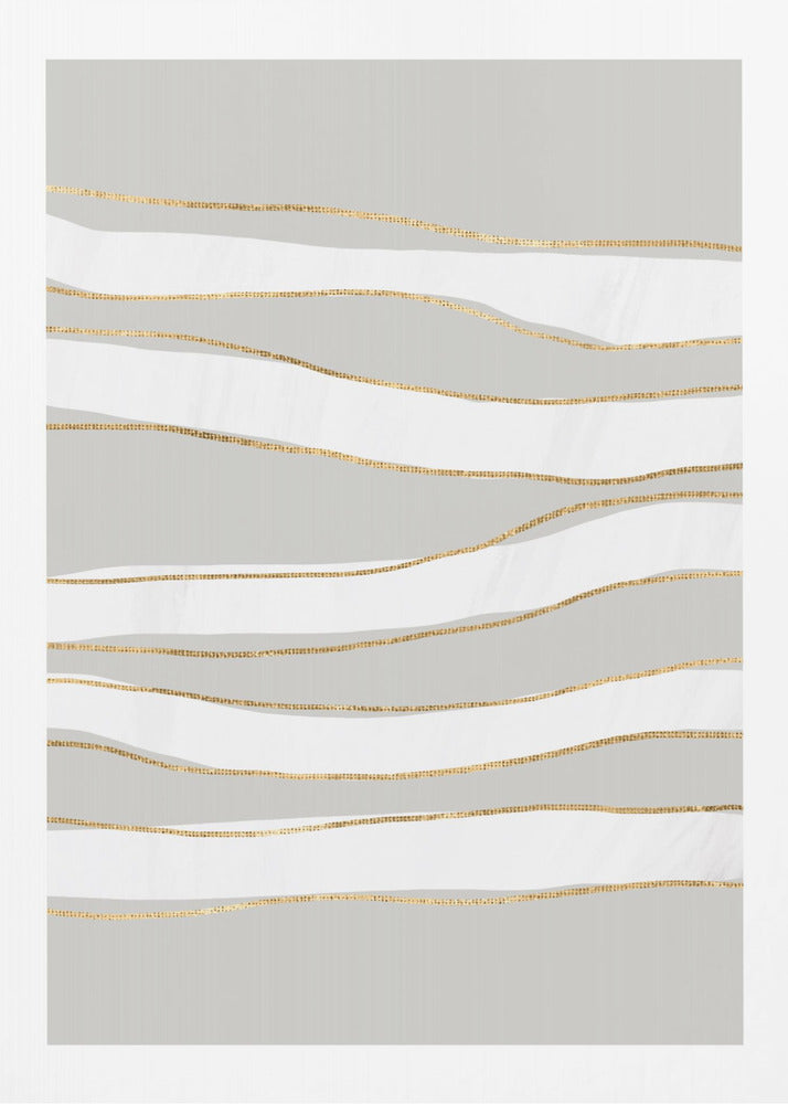 Gilded Waves | Poster