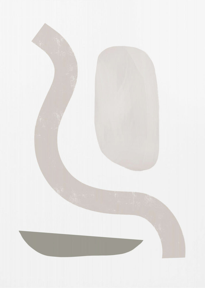 Muted Curves Geometry | Canvas