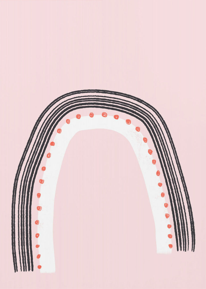 Arch with Black Lines | Poster