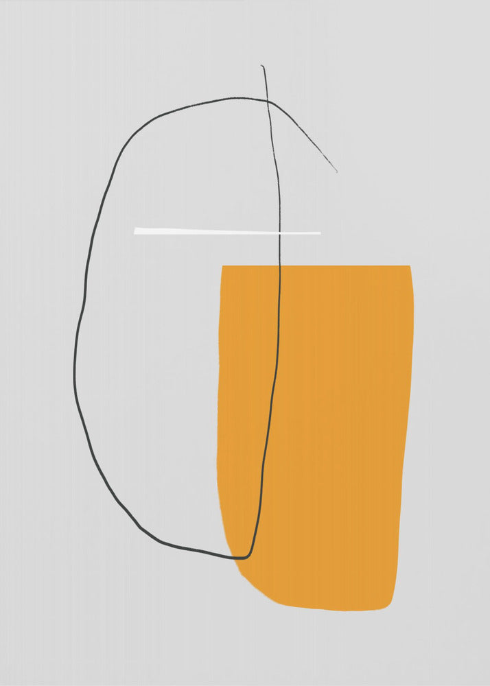 Overlapping Lines On A Gray Background | Canvas