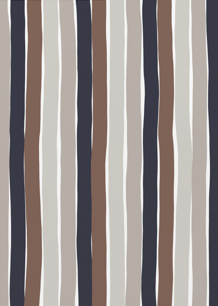 Wavy Earth Stripes | Canvas