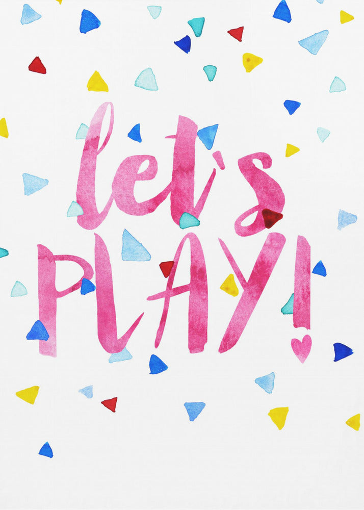 Playful Confetti Burst | Canvas