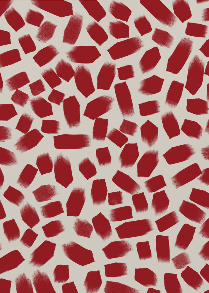 Crimson Fragments | Canvas