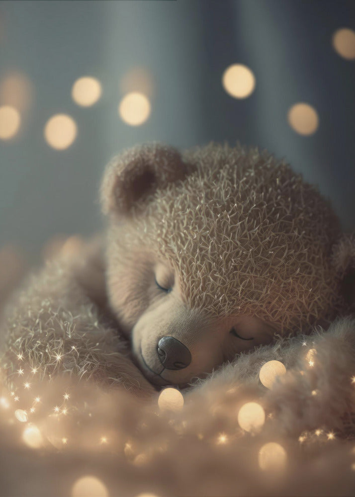 Dreamy Bear Snooze | Canvas