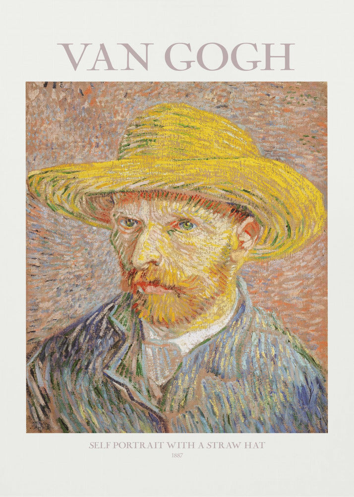 Self Portrait With Straw Hat | Poster