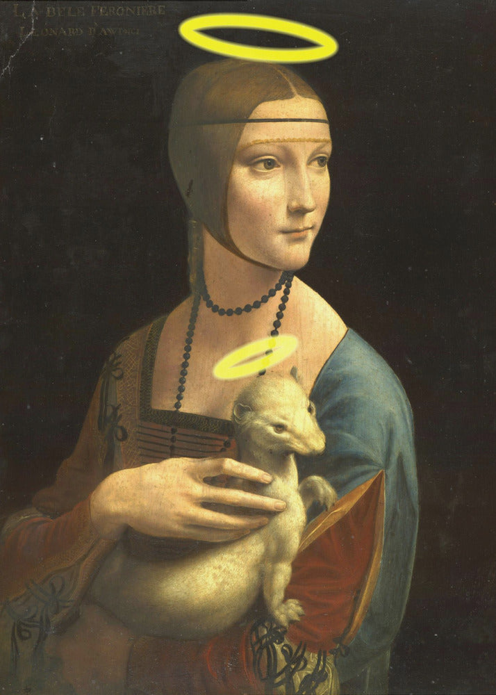 Lady with a halo | Poster