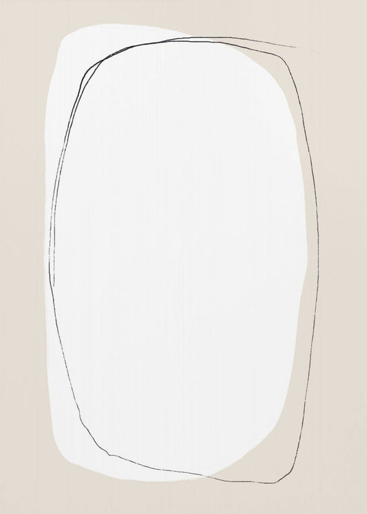 Layered Oval Shapes | Poster