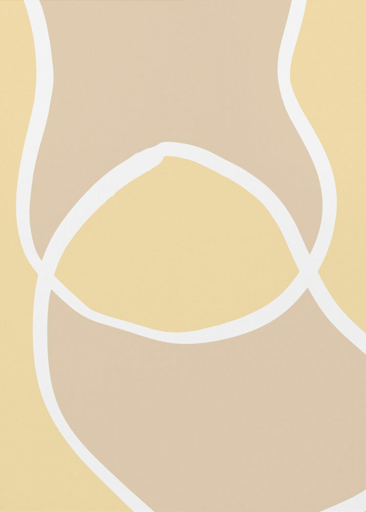 Shape 12 Yellow | Canvas