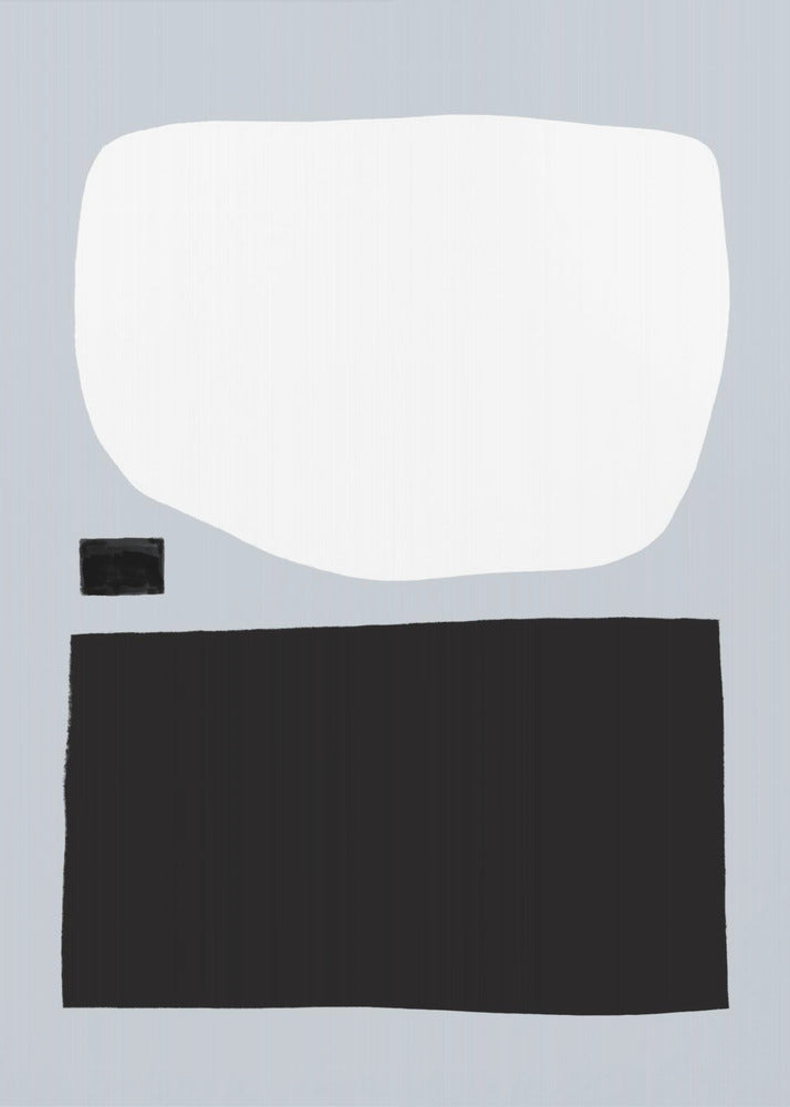 Geometric Shapes In Black And White | Canvas