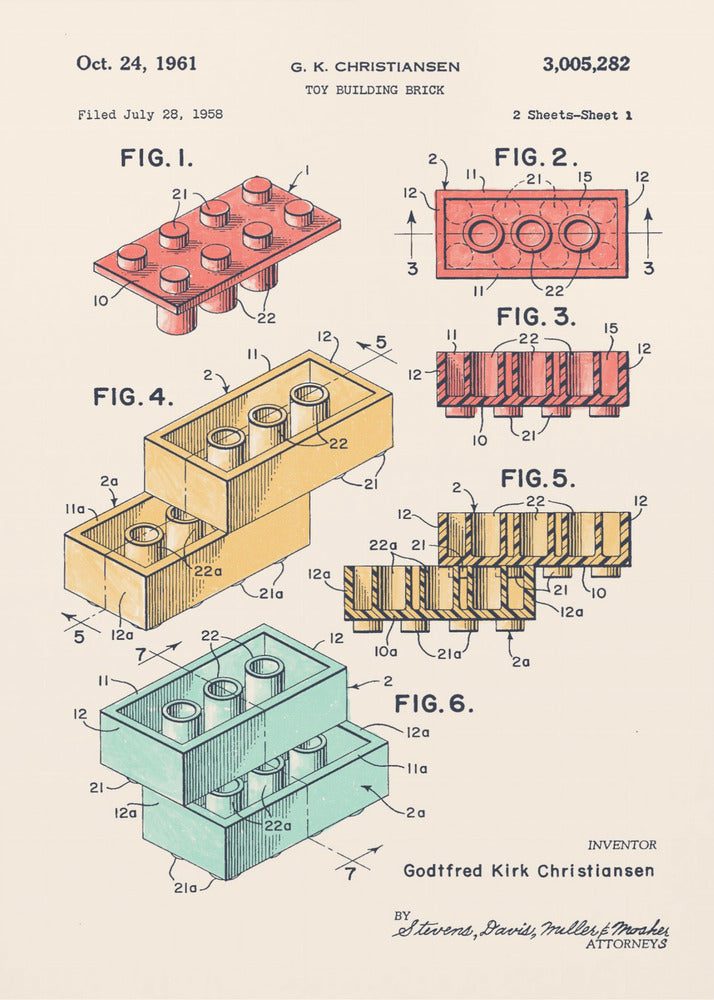 Lego Colors | Poster
