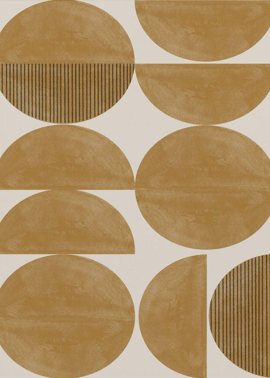 Golden Geometric Rhythm | Poster