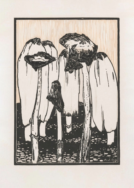 Ink Mushrooms (1915) | Canvas