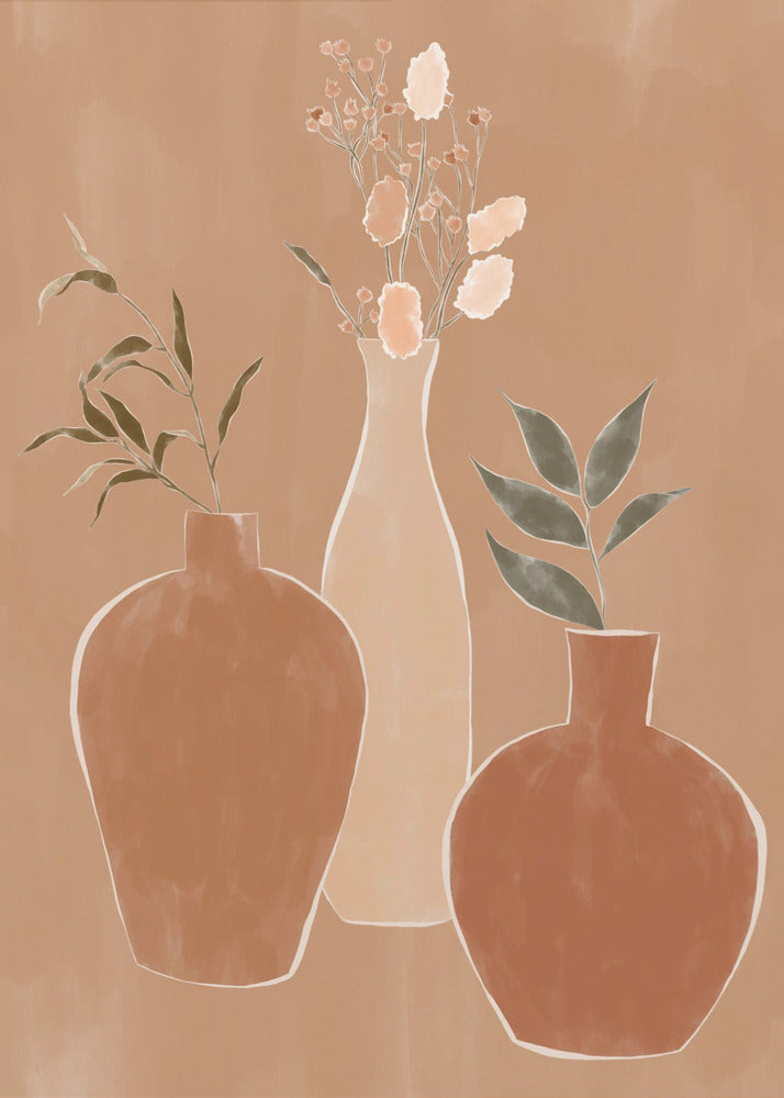 Set of Flower Vases | Canvas