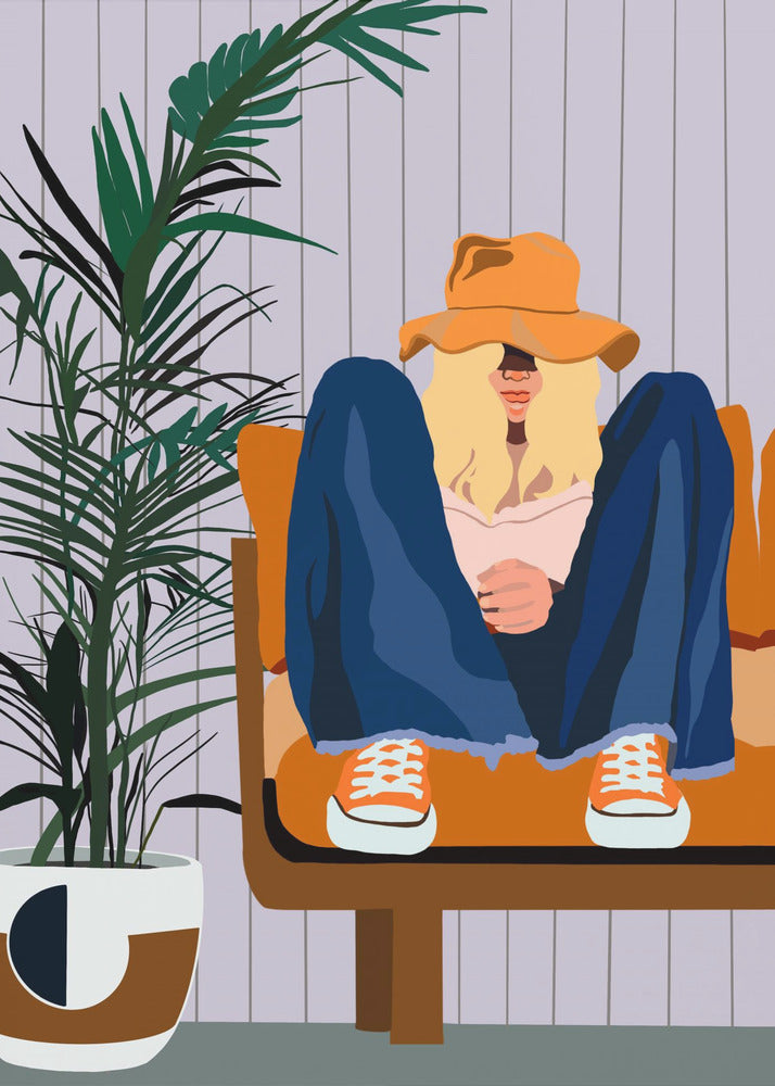 Retro Lounge Vibes | Canvas