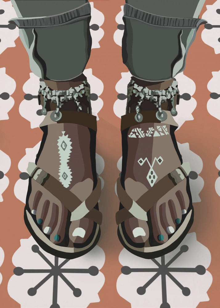 Patterned Steps | Canvas