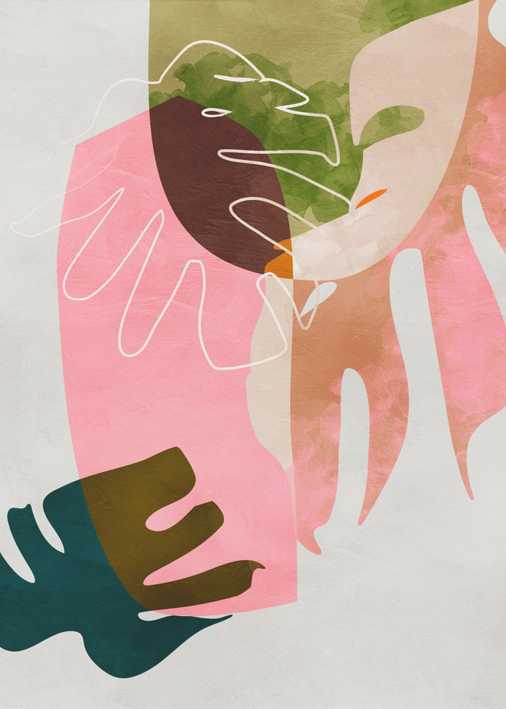 Leaves cut out | Poster