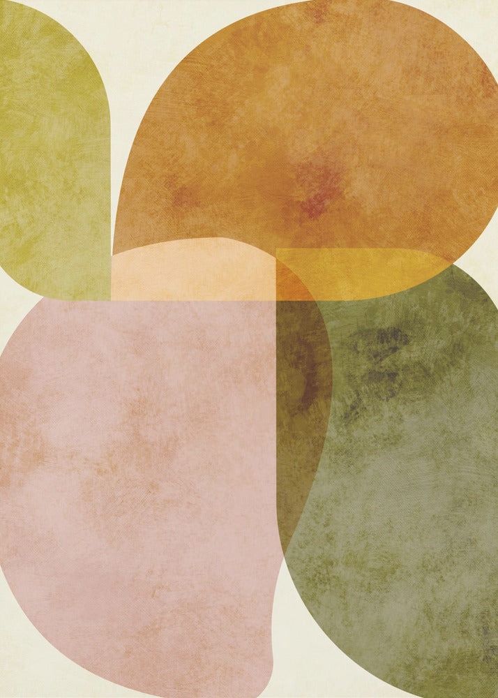 Aqua Shapes2 Kopie | Poster